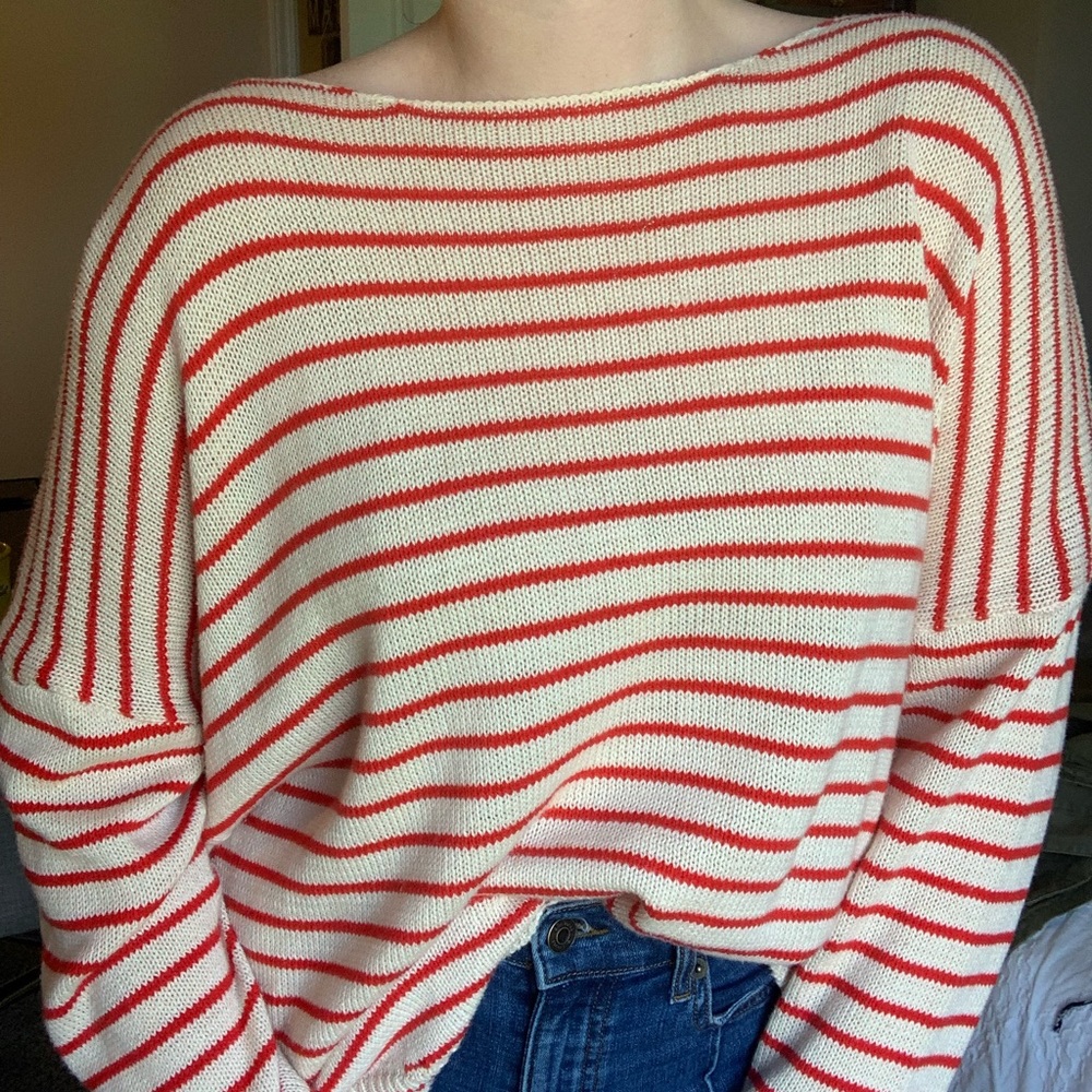 Lumiere reversible knit sweater